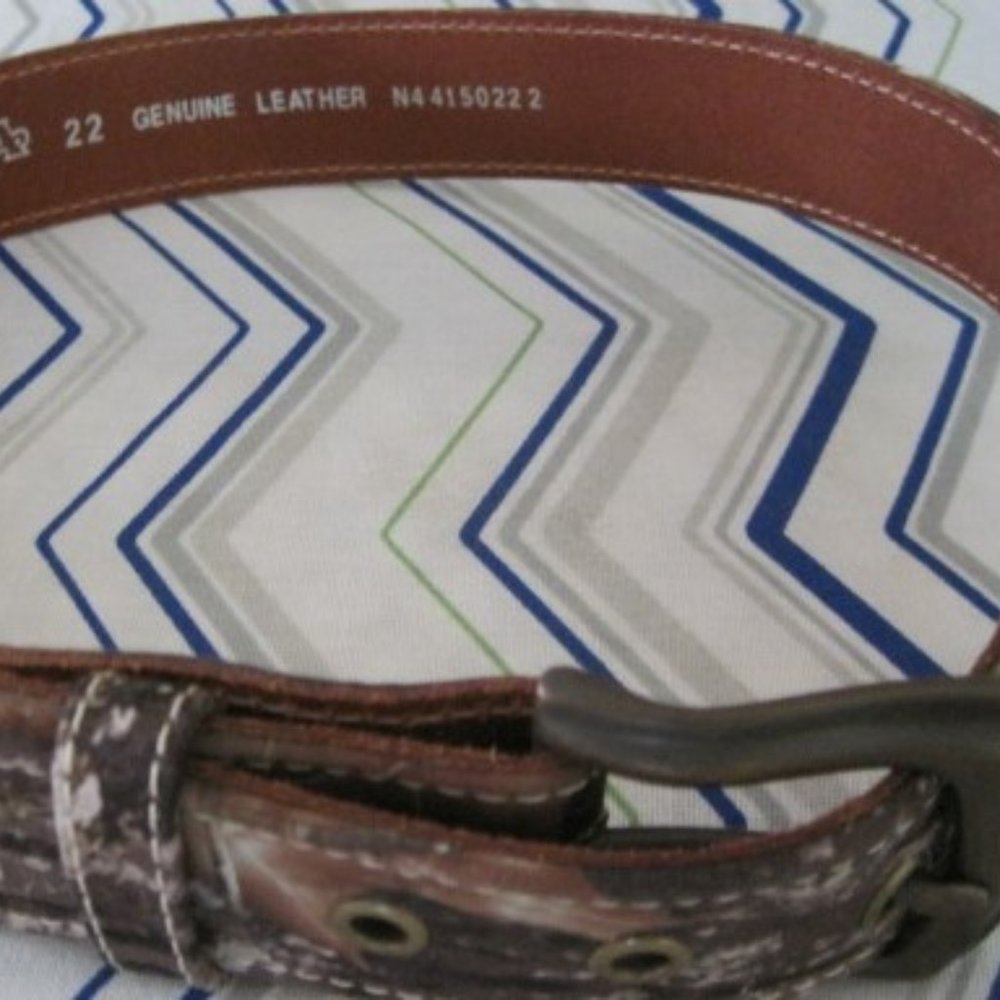 Kids Brsnd New Camo Belt
